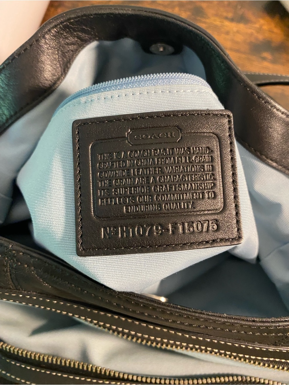 Coach Black Large Soho Leather Buckle Shoulder Bag - Picture 12 of 15
